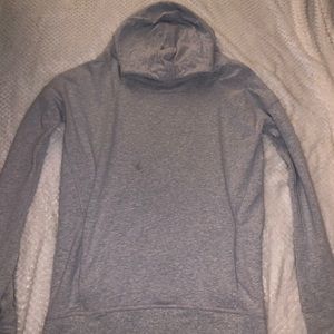 Lulu Lemon Light Grey Long Sleeved Workout Top